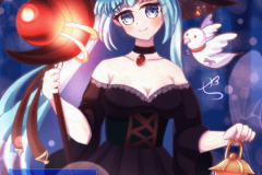 魔女まとさん-闇を照らして透かし