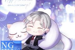 9.14Yさん3か月記念透かし